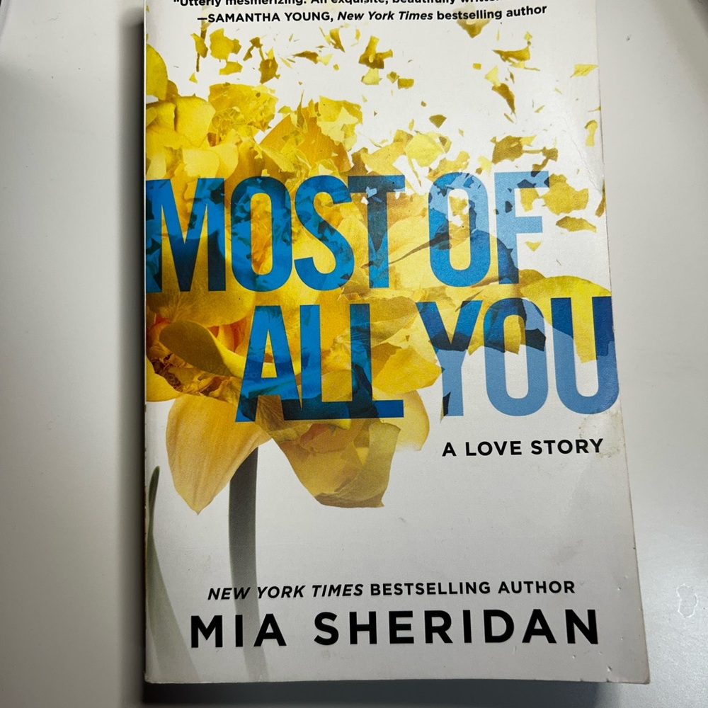 Most of All You by Mia Sheridan paperback pre-owned